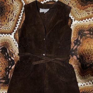 70’s suede vest